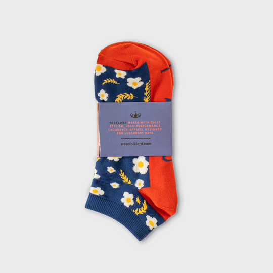 WANDER SOCKS - ANKLE - YARROW