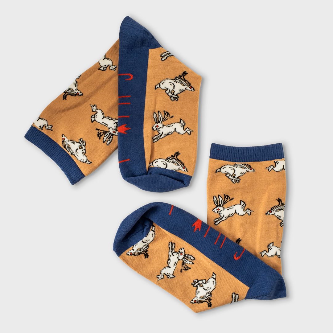 WANDER SOCKS - CREW - JACKALOPE