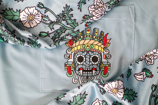 JOURNEY SHIRT - LS - MEXICAN POPPY