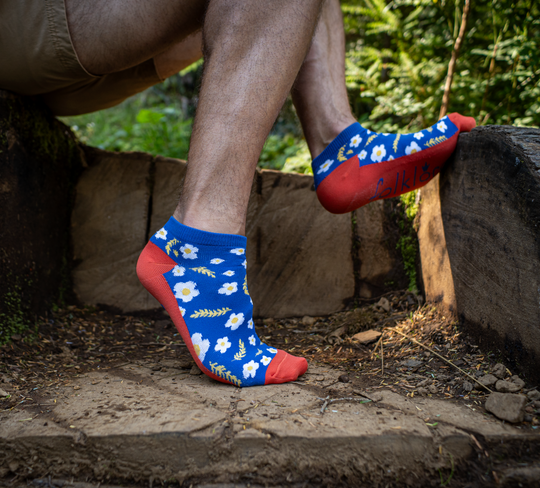 WANDER SOCKS - ANKLE - YARROW